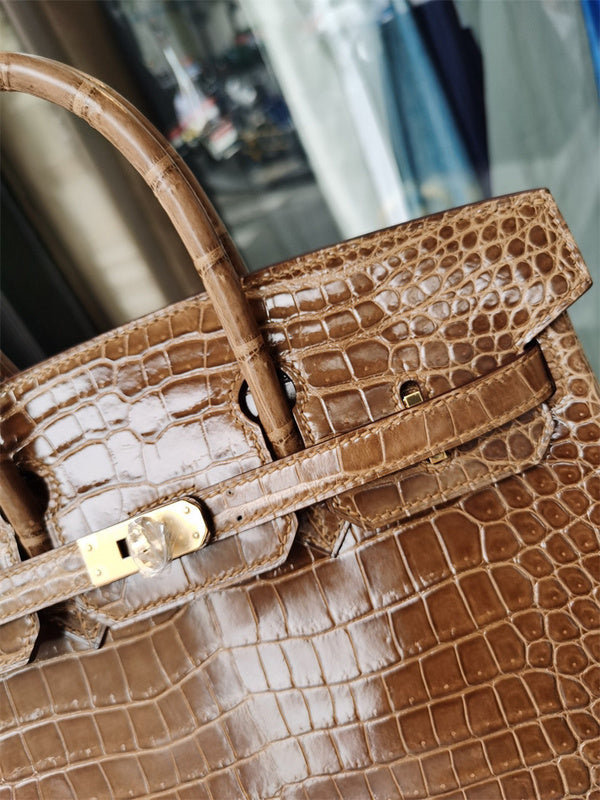 Close-up detail of tailored bag design