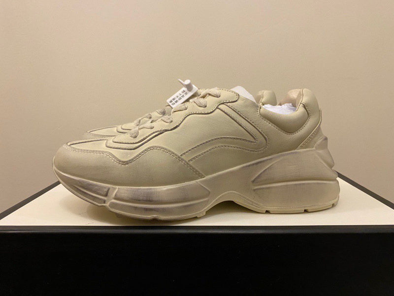 Gucci crisp white luxury sneakers view 6 cushioned comfort fit