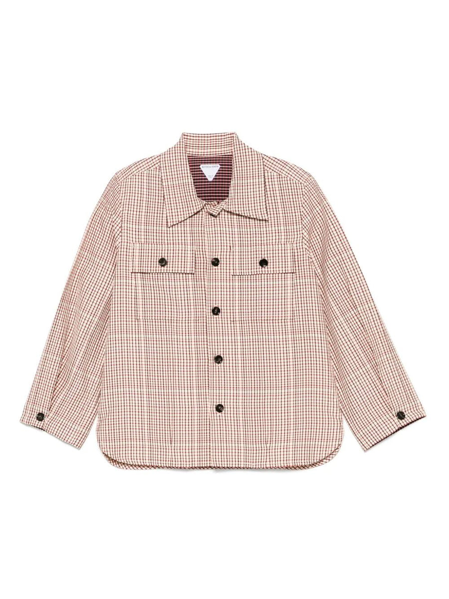 Bottega Veneta Tops? Bottega Veneta Women Check Viscose Shirt Elegant Everyday Designer Top