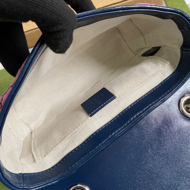 Side profile of polished statement women's handbag – women's premium purse