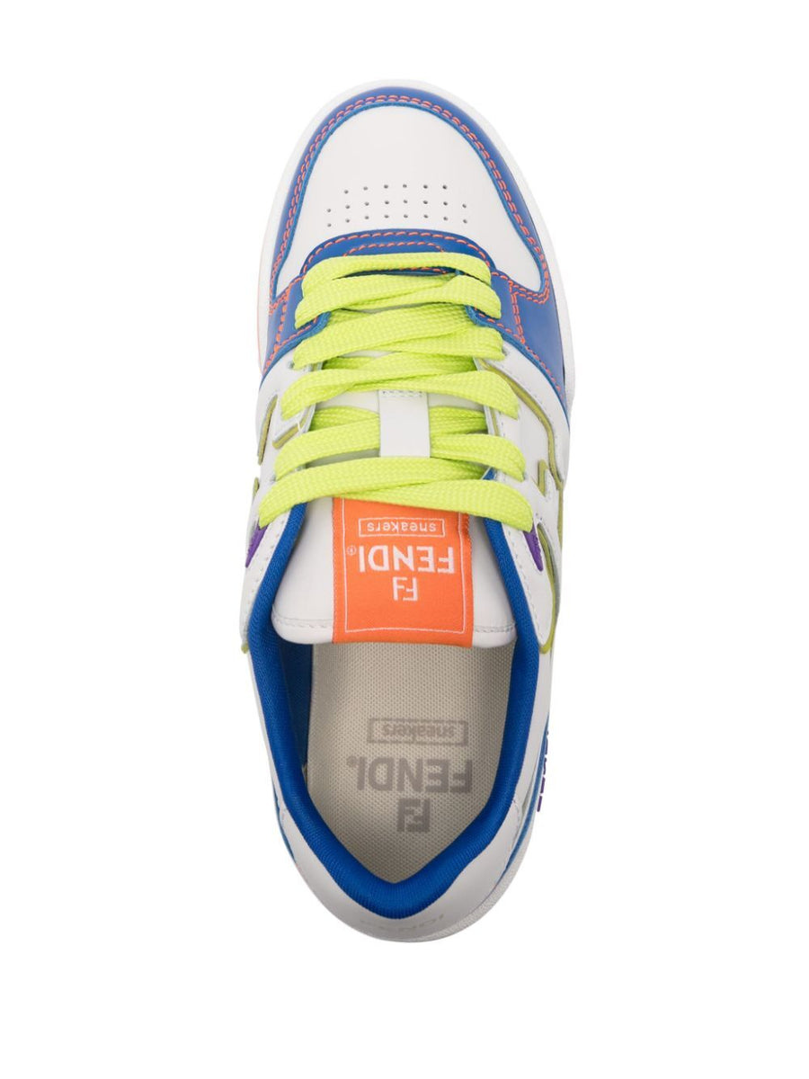 Close-up of Fendi flats hardware and fine stitching