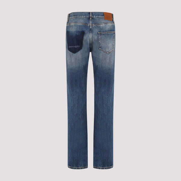 Alexander McQueen Jeans? Alexander Mcqueen Cotton Jeans Men Premium Designer Denim Jeans