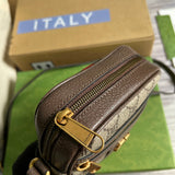 Back view of modern signature women's handbag – women's everyday handbag