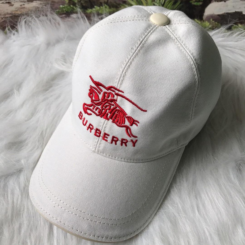 Side view of Burberry unisex cap