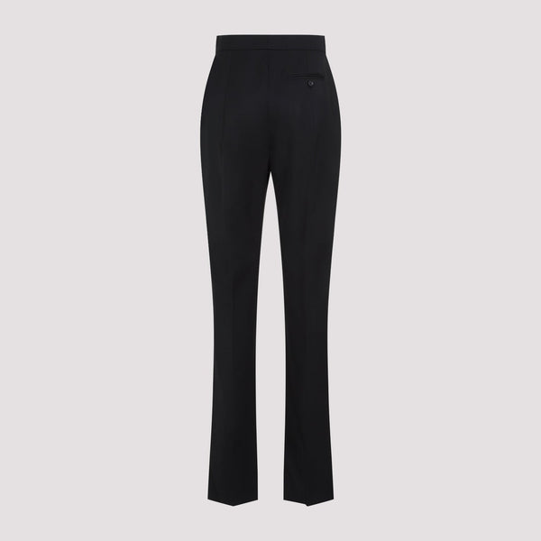 Alexander McQueen Pants? Alexander Mcqueen Wool Pants Women Premium Designer Casual Trousers