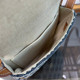 Back view of refined structured women's handbag – women's everyday handbag