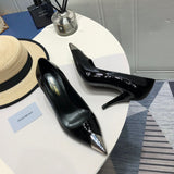 Saint Laurent designer shoes full view