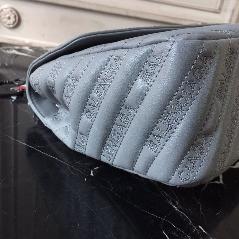 Understated Vegan Leather Handbag - Versatile Everyday Design | Women's Premium Handbag #829 - styled full view (image 7) of designer-inspired handbag