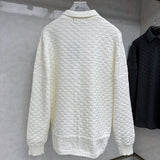 Side profile of Louis Vuitton luxury clothing with runway-inspired design