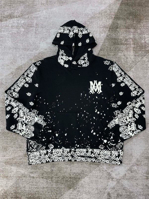 Amiri luxury hoodie detail shot