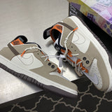 Nike Designer sneakers in bold contrast signature lace-up style front view