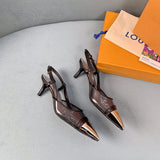 Louis Vuitton Tan Slip-On Sneakers - Full Silhouette View