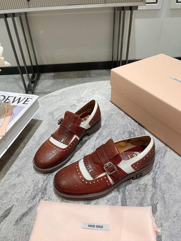 Miu Miu luxury shoes close-up — premium authentic designer style
