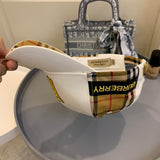 Side view of Burberry unisex cap