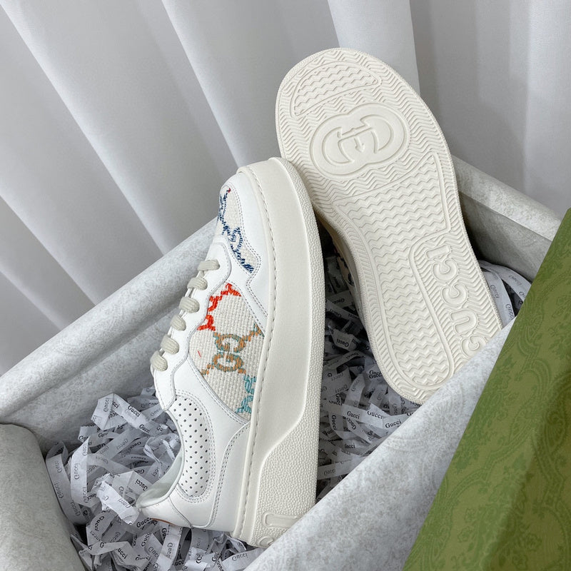Gucci classic monochrome luxury sneakers view 5 cushioned comfort fit