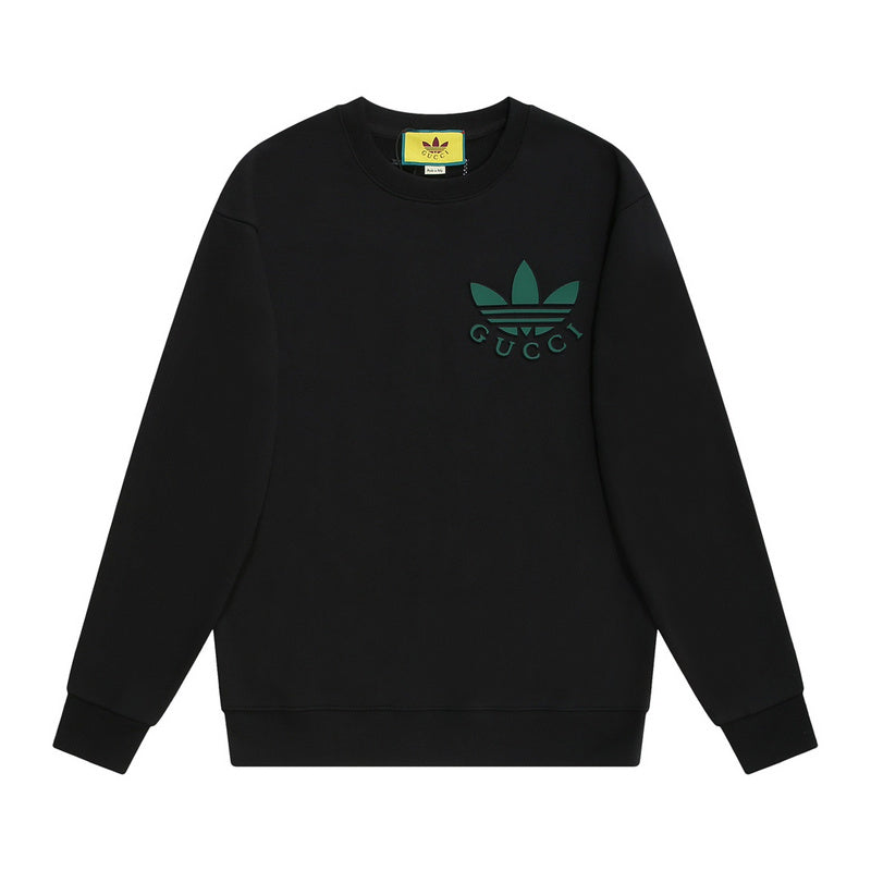 Front view of Gucci luxury clothing with streetwear-inspired cut