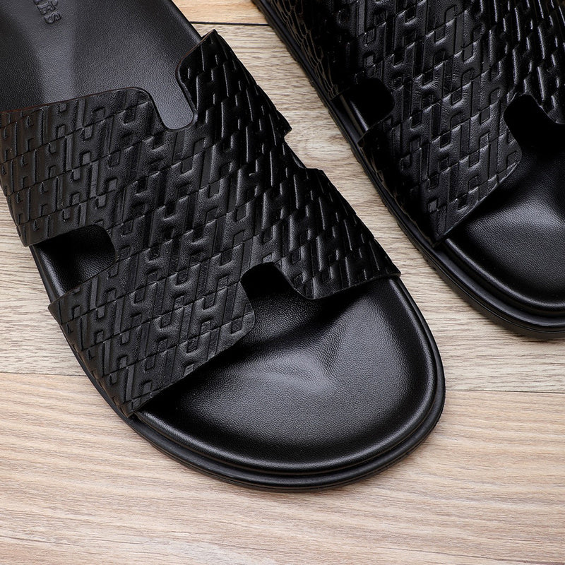 Hermès Chocolate Brown Chelsea Boots - Heel Detail View