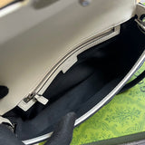 Side profile of refined statement women's handbag – women's premium purse