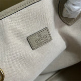 Side profile of everyday-luxe sleek women's handbag – women's luxury accessory