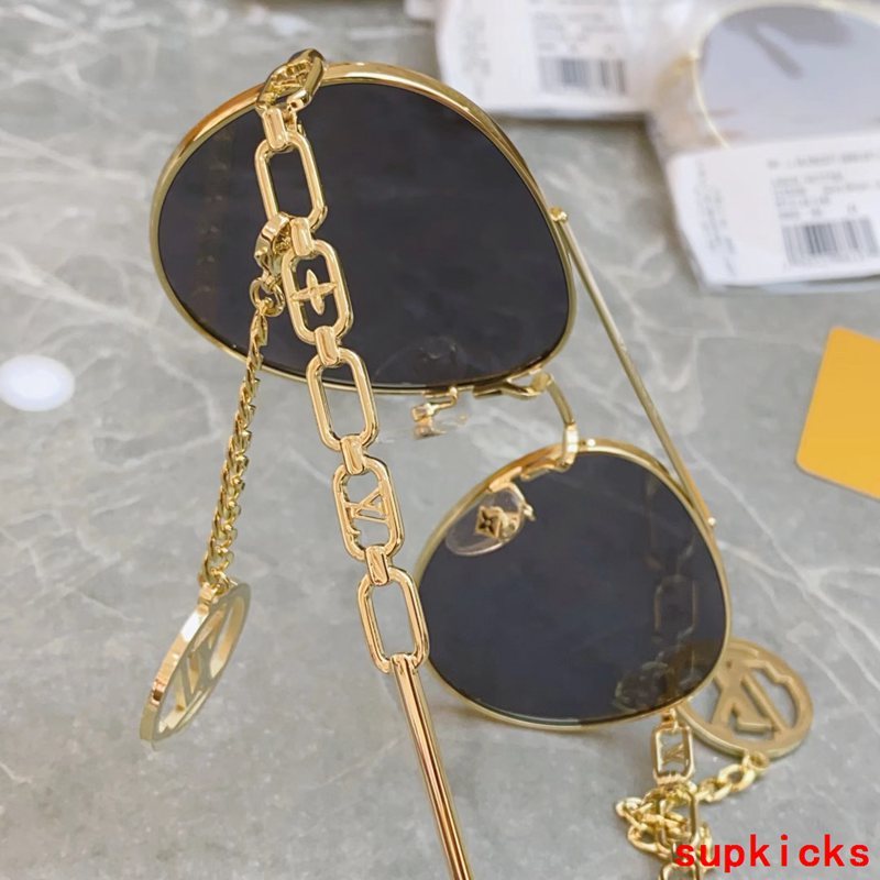 Lifestyle view of Louis Vuitton unisex sunglasses