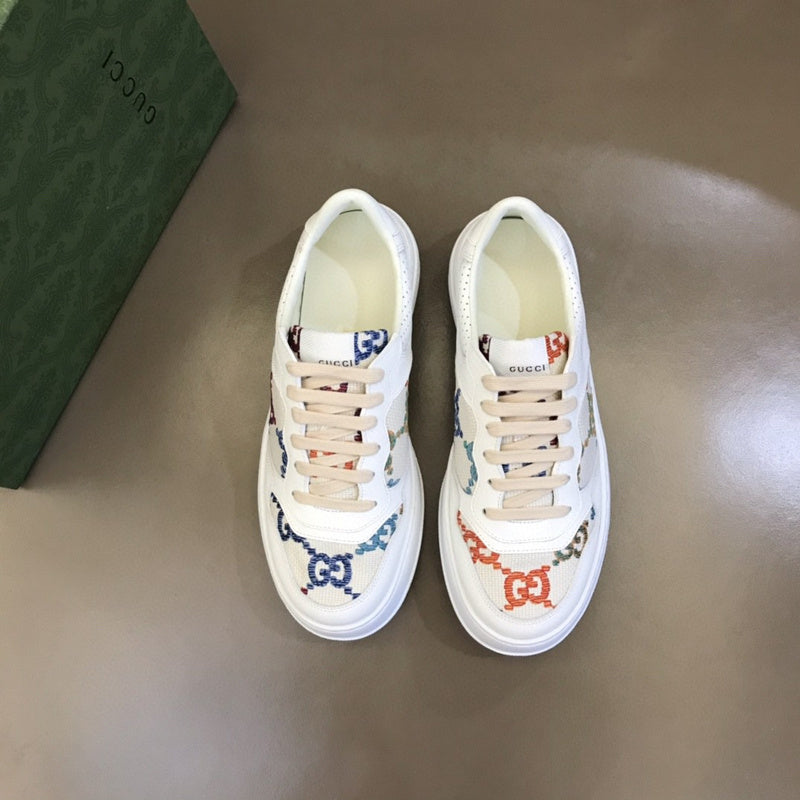 Gucci crisp white luxury sneakers view 10 cushioned comfort fit