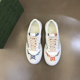 Gucci crisp white luxury sneakers view 10 cushioned comfort fit