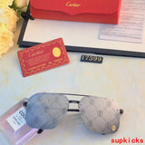 Angled view of Cartier unisex sunglasses