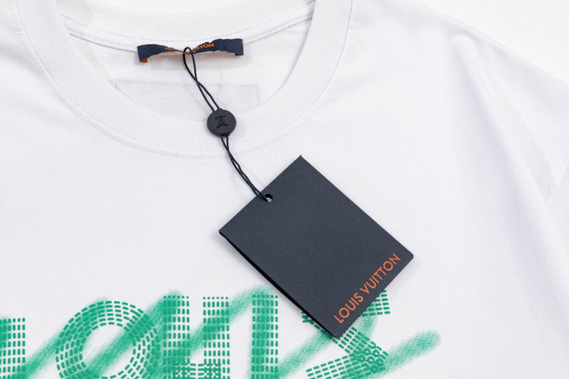Full styled look of Louis Vuitton cotton t-shirt with contemporary cut