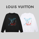 Close-up detail shot of Louis Vuitton luxury clothing with streetwear-inspired cut