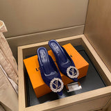 Louis Vuitton Nude High-Top Sneakers - Angled View