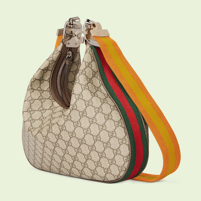 Close-up detail of elevated signature women's handbag – women's designer-style accessory