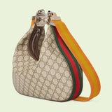 Close-up detail of elevated signature women's handbag – women's designer-style accessory