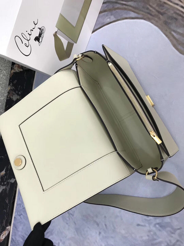 Front view of refined elevated women's handbag – women's luxury handbag