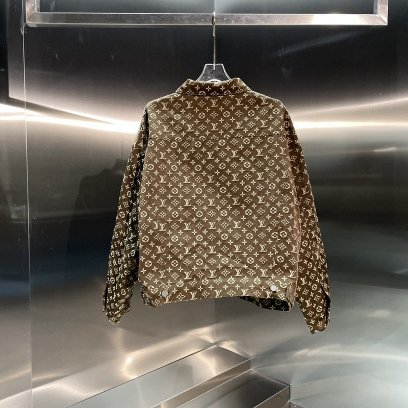 Full styled look of Louis Vuitton luxury clothing with streetwear-inspired cut
