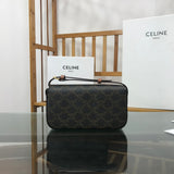 Side profile of statement signature women's handbag – women's luxury handbag