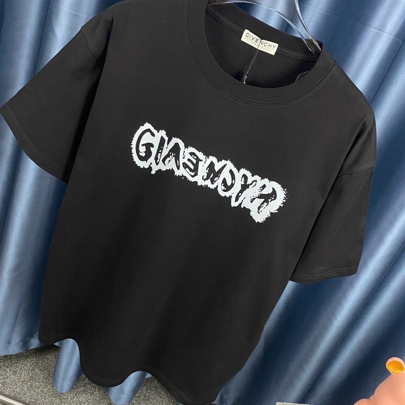 Side profile of Givenchy luxury clothing with monogram-inspired silhouette