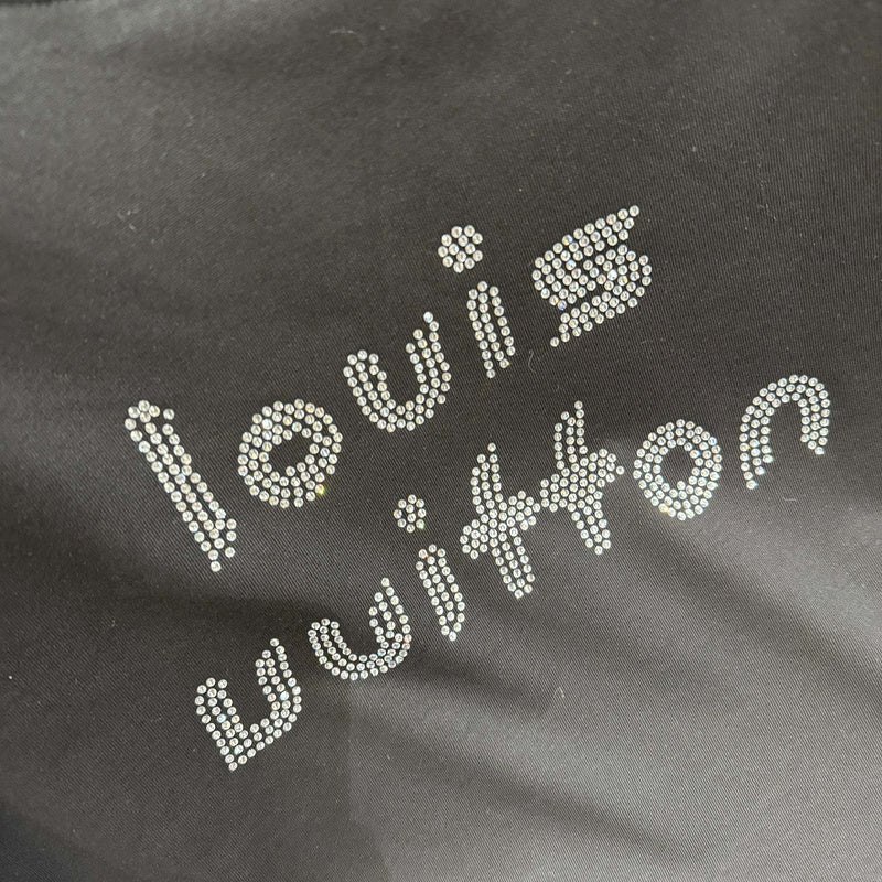Close-up detail shot of Louis Vuitton cotton t-shirt with tailored silhouette