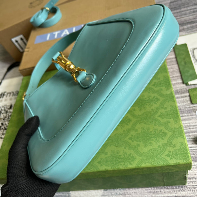 Back view of sleek modern women's handbag – women's designer-style accessory