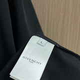 Close-up detail shot of Givenchy luxury clothing with streetwear-inspired cut