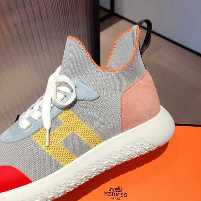 Hermes shoes Style 383 - logo and branding close-up