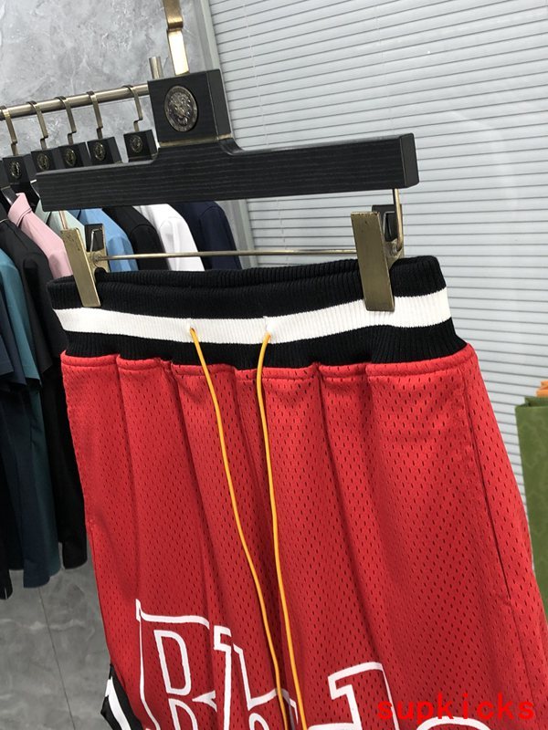 Front view of Rhude luxury clothing with everyday silhouette