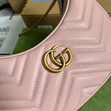 Side profile of refined classic women's handbag – women's luxury accessory