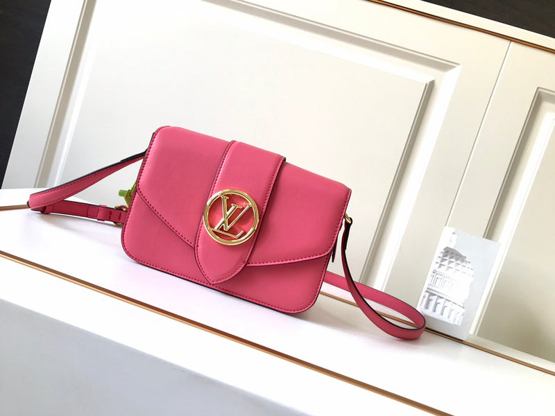 Front view of modern statement women's handbag – women's statement bag
