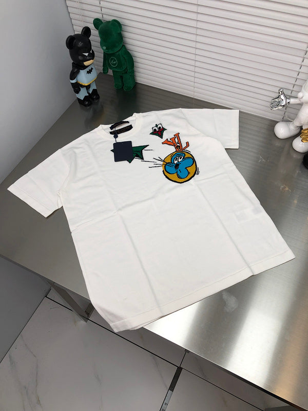 Back view of Louis Vuitton cotton t-shirt with tailored silhouette