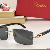 Full view of Cartier unisex sunglasses