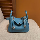 Close-up detail of structured bag design