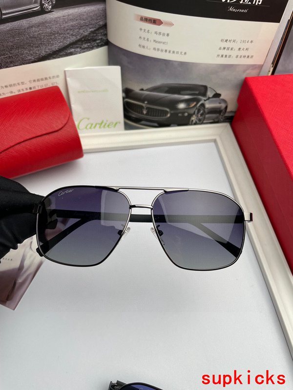 Front view of Cartier unisex sunglasses