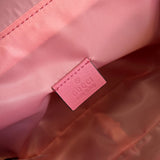 Side view of graceful structured handbag