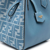 Close-up of Fendi clothing hardware and fine stitching