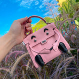 Close-up detail of modern bag design
